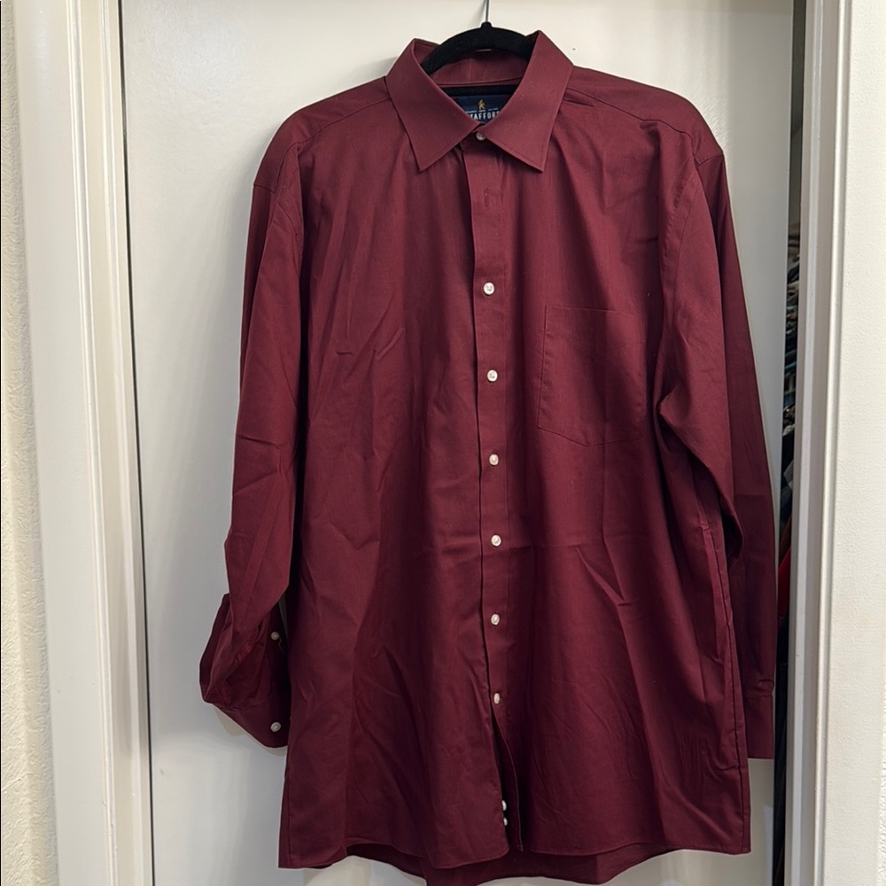 Men's Burgundy Shirt